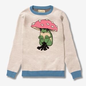 brand new Happy Feet @Maybell.Eequay Little Frog Pullover Sweater L